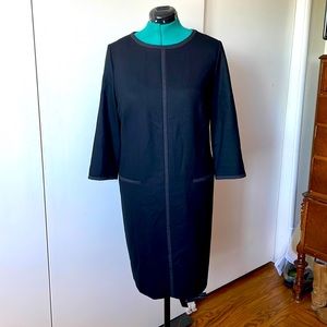 Boden Black Wool Dress